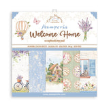 Stamperia Double-Sided Paper Pad 12"X12" 10/Pkg, Create Happiness Welcome Home