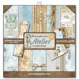 Stamperia Double-Sided Paper Pad 12"X12" 10/Pkg, Atelier, 10 Designs/1 Each