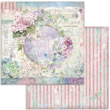 Stamperia Double-Sided Cardstock 12"X12", Garland, Hortensia