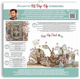 Stamperia Pop-Up Card Kit, Alice Tea Party