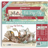 Stamperia Pop-Up Card Kit, Alice Tea Party