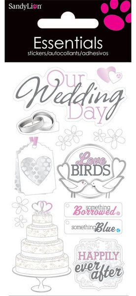 Trends International, Essentials Stickers, Our Wedding Day - Scrapbooking Fairies