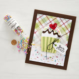 Spellbinders, Sweet Sprinkles Embellishments from Sweet Street by Tina Smith