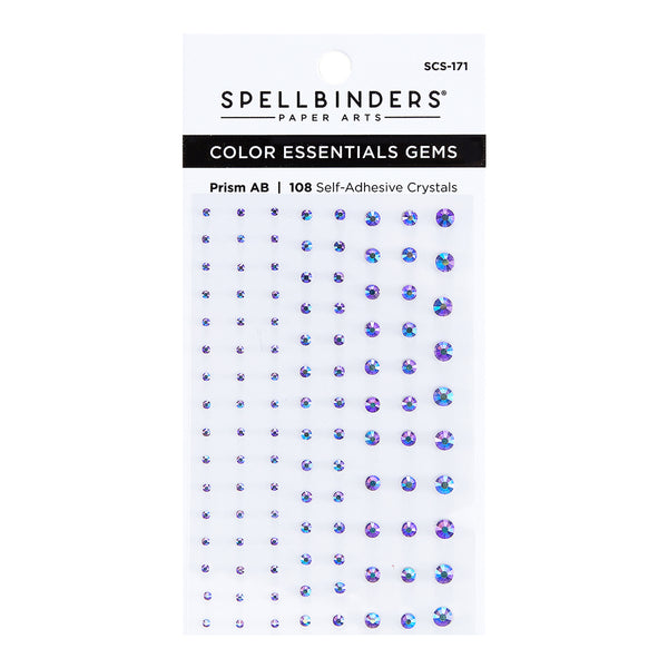 Spellbinders Color Essentials Gems 108/Pkg, Prism