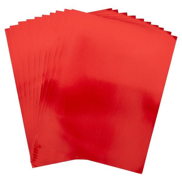 Spellbinders, Card Shoppe Essentials, Double-Sided Mirror Red Cardstock (Sold Individually)