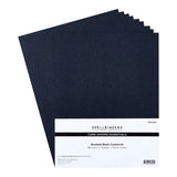 Spellbinders Color Essentials Cardstock 8.5"X11", Double-Sided Brushed Black (111# Cover Stock) (Sold Individually)