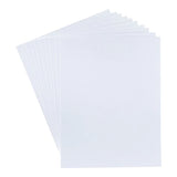 Spellbinders Color Essentials Cardstock 8.5"X11", Double-Sided Brushed White (111# Cover Stock) (Sold Individually)