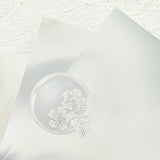 Spellbinders Color Essentials Cardstock 8.5"X11", Double-Sided Mirror Silver (111# Cover Stock), Sold per sheet