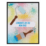 Spellbinders Stamp & Die Set by Nancy McCabe, A Cut Above The Rest Sentiments (SDS-180)