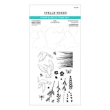 Spellbinders Clear Stamp Set By Bibi Cameron, Hummingbird Build A Scene (SDS-183)