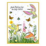 Spellbinders Clear Stamp Set By Bibi Cameron, Hummingbird Build A Scene (SDS-183)