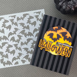 PhotoPlay Say It With Stamps Stencil, 6"X6", Bats