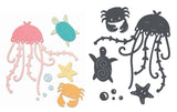 Sizzix Thinlits Dies By Olivia Rose 5/Pkg, Under The Sea