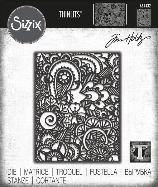 Sizzix Thinlits Dies By Tim Holtz, Doodle Art #2