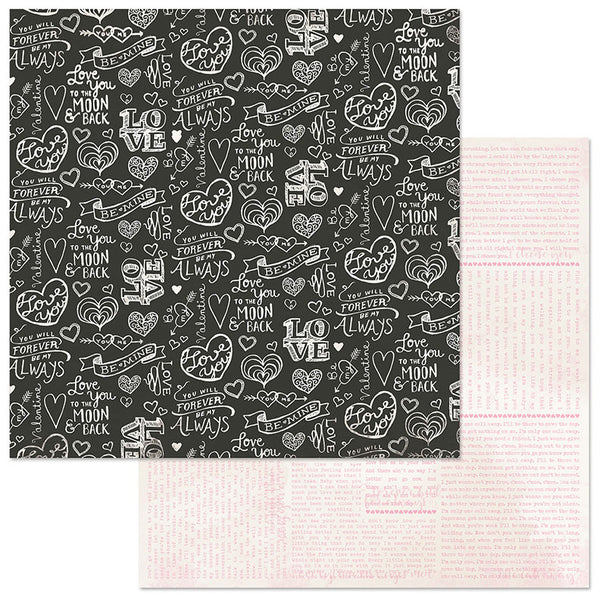 PhotoPlay, #Think to Remember, Double-Sided Cardstock 12"X12", Love Notes