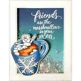 Stampendous Cling Stamp, Marshmallow Friends