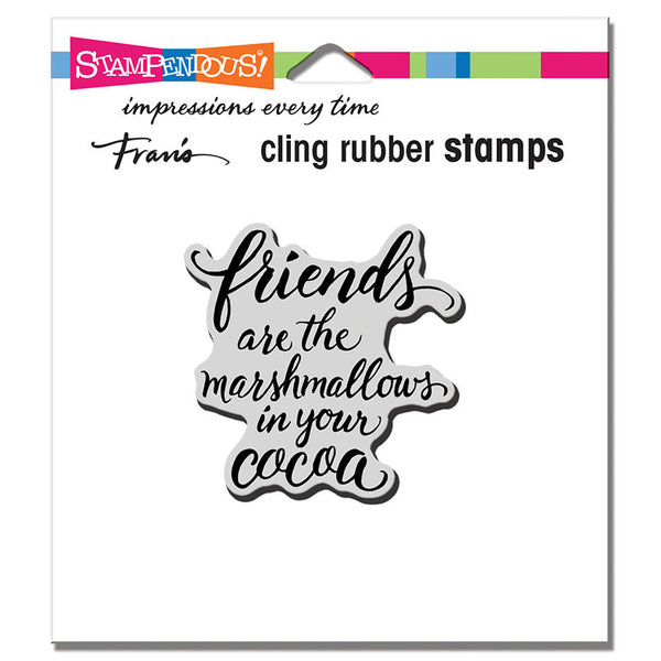 Stampendous Cling Stamp, Marshmallow Friends