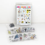 Stampendous, Mini Clear Stamp Set, Fran's