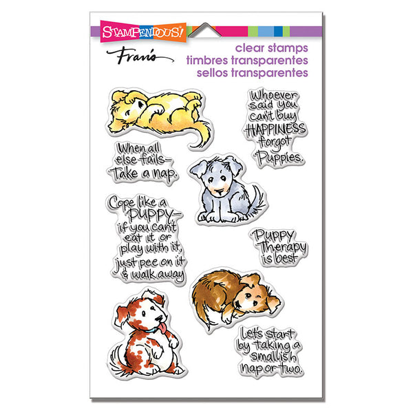 Stampendous Perfectly Clear Stamps, Puppy Therapy