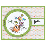 Stampendous, Mini Clear Stamp Set, Fran's
