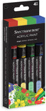 Spectrum Noir, Acrylic Paint Marker Set 4/Pkg, Bright (4pc)