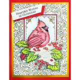 Stampendous, Perfectly Clear Stamps, Christmas Frame