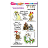 Stampendous, Perfectly Clear Stamps, Merry Mice