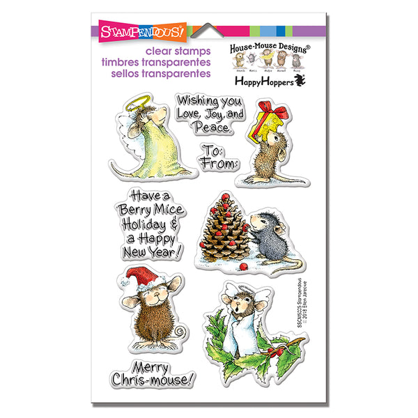 Stampendous, Perfectly Clear Stamps, Merry Mice