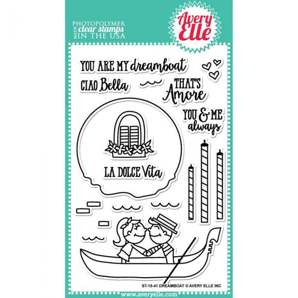 Avery Elle,, Dreamboat, Clear Stamp - Scrapbooking Fairies