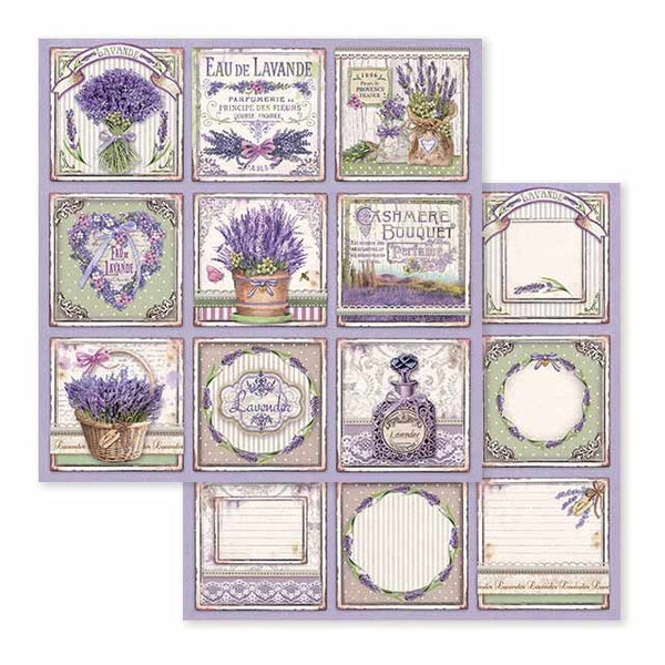 Stamperia Double-Sided Cardstock 12"X12", Provence Cards