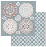 Stamperia Double-Sided Cardstock 12"X12", 26 Secrets of India, Mandala