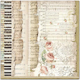 Stamperia Double-Sided Cardstock 12"X12", Princess - Fans & Music