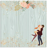 Stamperia Double-Sided Cardstock 12"X12", Lovers, Love Story