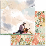 Stamperia Double-Sided Cardstock 12"X12", Guitar, Love Story