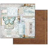Stamperia Double-Sided Paper Pad 12"X12" 10/Pkg, Atelier, 10 Designs/1 Each