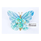 Spellbinders, Geometric Butterfly Stencil from Bibi’s Butterflies Collection by Bibi Cameron (STN-007)