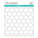 Spellbinders, On the Dots Stencil from Birthday Celebrations Collection