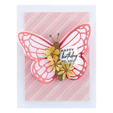 Spellbinders Clear Stamp Set By Bibi Cameron, Butterfly Sentiments- Bibi's Butterflies (STP-081)