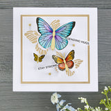 Spellbinders Clear Stamp Set By Bibi Cameron, Butterfly Sentiments- Bibi's Butterflies (STP-081)