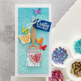 Spellbinders Clear Acrylic Stamps By Vicky Papaioannou, Paint Your World Sentiments (STP-104)