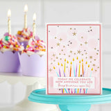 Spellbinders Clear Acrylic Stamps, Birthday Celebrations, Awesome Birthday (STP-119)