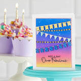 Spellbinders Clear Acrylic Stamps, Birthday Celebrations, Awesome Birthday (STP-119)