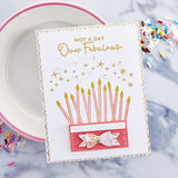 Spellbinders Clear Acrylic Stamps, Birthday Celebrations, Awesome Birthday (STP-119)