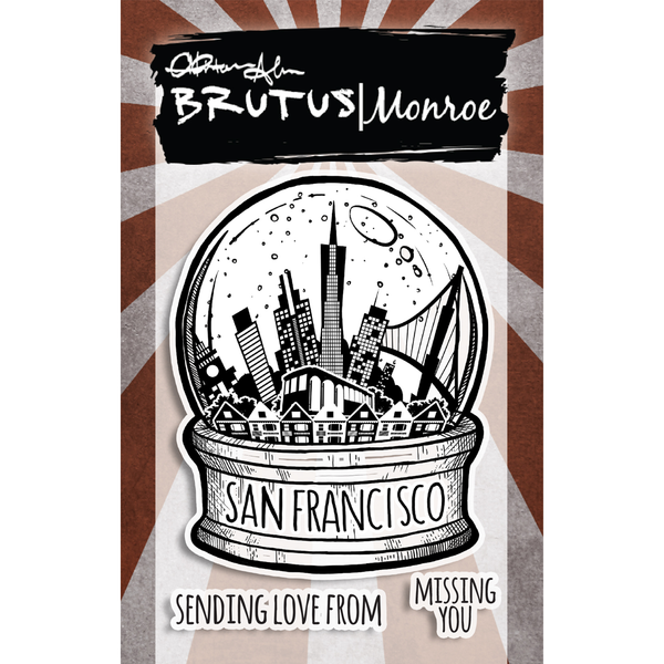 Brutus Monroe, Clear Stamps 3"X4", City Sidewalks - San Francisco