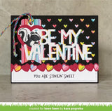 Lawn Cuts Custom Craft Die, Valentine Hearts Border (LF2736)
