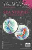 Pink Ink Designs, A5 Clear Stamps Set, Sea Nymphs, Nautical Series