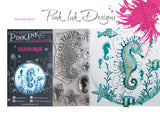 Pink Ink Designs A6 Clear Stamp, Seahorse, Nautical Series
