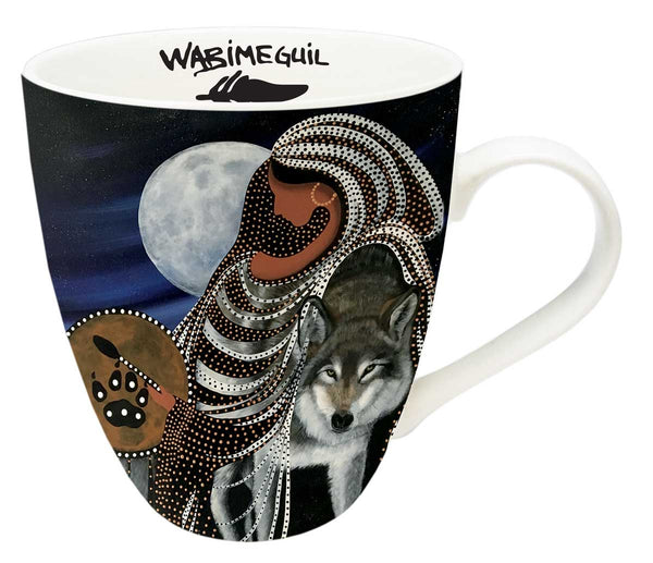 Canadian Art Prints, Indigenous Collection, Signature Mug, 18 oz., Shape Shifter by Betty Albert