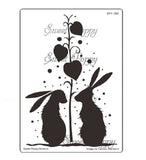 Sweet Poppy Stencil, Shower of Love, Stainless Steel