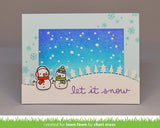 Lawn Fawn, Clear Stamps 4"X6", Snowy Backdrops